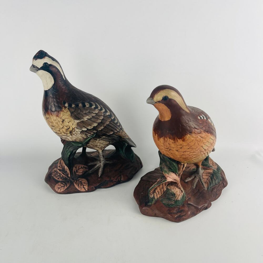 Tolppis Mud Hut Quail Figurines Hamburg, Minn 4A 4B